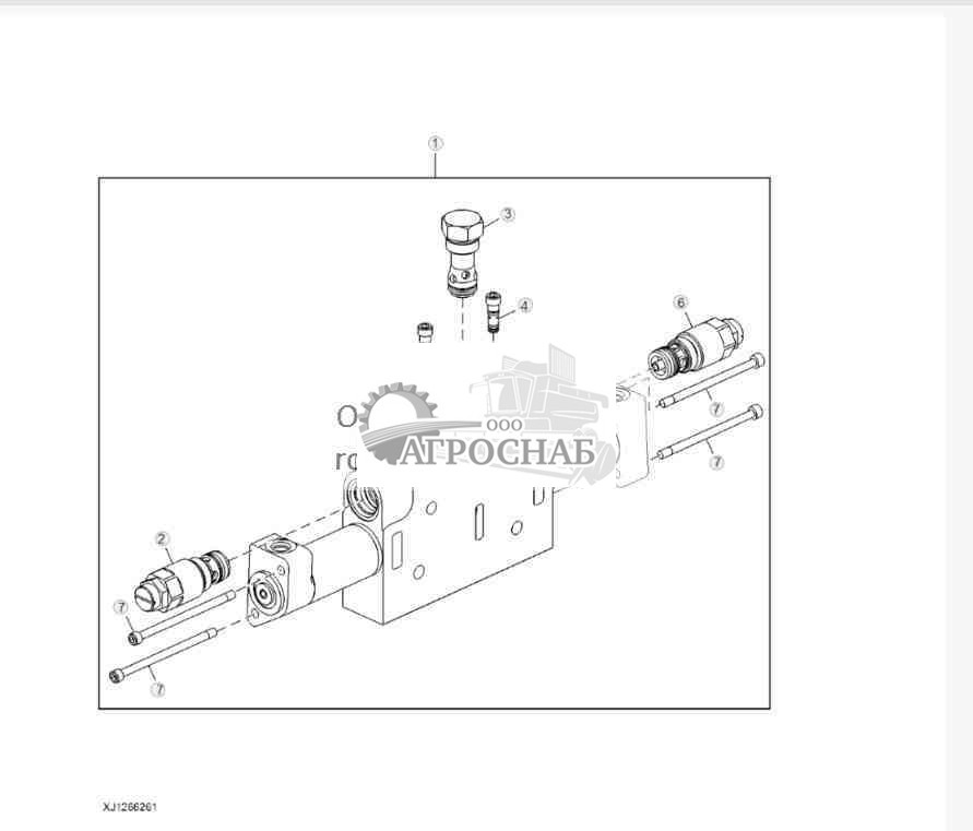 Loader Control Valve, Bucket Section, Tool Carrier 